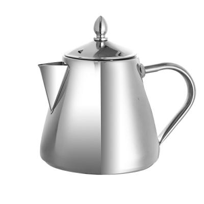 China Viable Hot Sale Hexagon Type Mirror Polishing Stainless Steel Teapot 1.2/1.5L Kettle Coffee Pot for sale