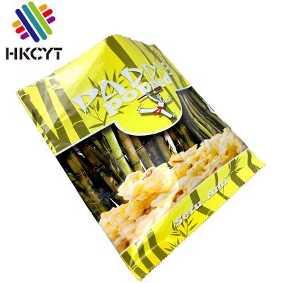 China Security Digital Printing Custom Paper Food Packaging Bag Seal Popcorn Bag Return for sale