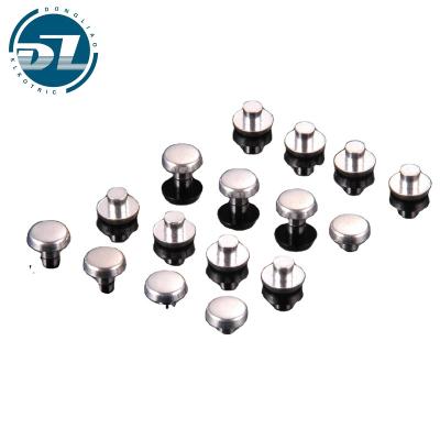 China Wall Switch Electric Contact AgNi12 Trimetal Rivet For Micro Electric Brush for sale