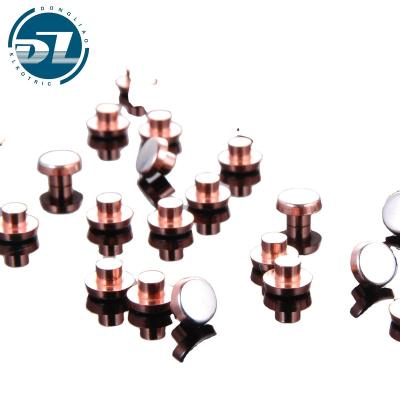 China Hot Selling High Quality Copper Electrical Wall Switch Agzno Zinc Trimetal Contact Rivets for sale