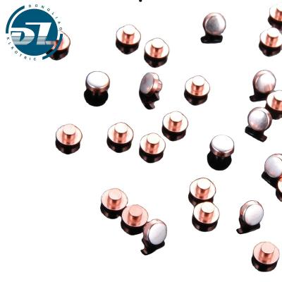 China Wall Switch Contact Trimetal Rivet Compound Contact Rivets For Switch for sale