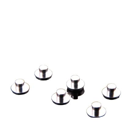 China Hot Selling Wall Switch Beryllium AgSnO2 Copper Switch Electrical Contact Solid Rivet for sale