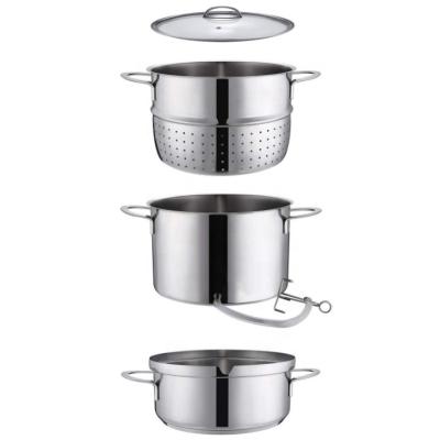 China 8L Stainless Steel Induction Juicer Steam Stocked Pot for sale