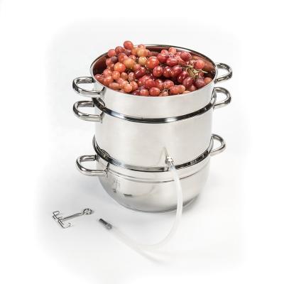 China 11QT Stainless Steel Induction Fruit Juicer Stored Steamer for sale