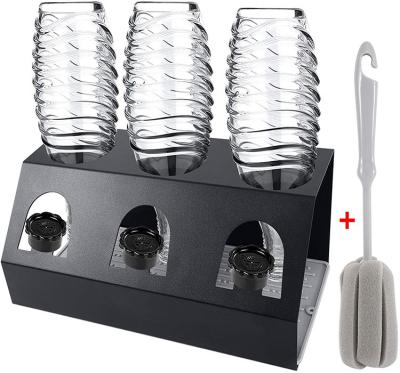 China Sustainable Stainless Steel Soda Bottle Drip Tray Set for sale