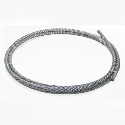 China Construction 7*19 Galvanized Steel Cable 6mm 8mm Steel Wire Rope Hoisting Cable for sale