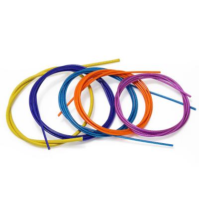 China Gym Cable 3mm Plastic Coated Wire Rope 7*7 7*19 4mm Coated Steel Wire Rope Gym Equipment Steel Cable for sale