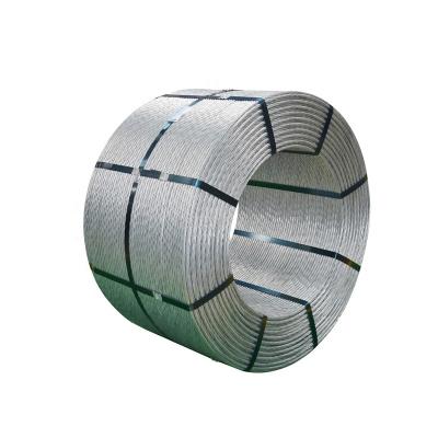 China Construction High Strength Metallic 7 Strand Wire 12mm Steel Wire 6mm Galvanized Wire for sale