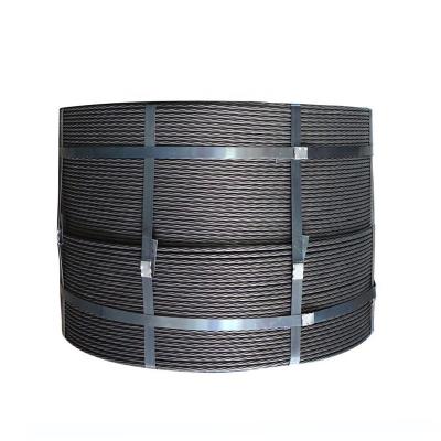 China Construction Prestressed 12.7mm Wire 1860mpa 7 PC Wire Low Relaxation 7 Wire PC Wire for sale