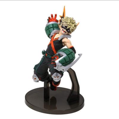 China High Quality Hot Anime PVC Japan Cartoon Toy 19cm My Hero Academia Figure Todoroki Shoto Bakugou Katsuki for sale