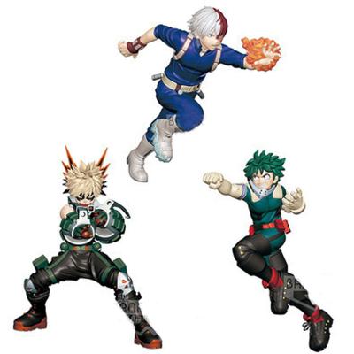 China High Quality Hot Cartoon Toy 16cm PVC Japan Anime Deku Bakugou Katsuki My Hero Academia Figure Todoroki Shoto for sale