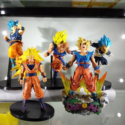 China Cartoon Toy Discount Plastic Goku Action Figure PVC Custom Action Number for sale