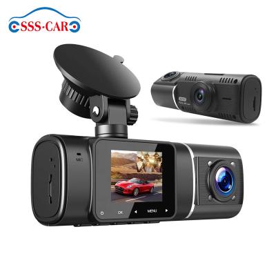 China Waterproof K15d 1.5 Inch Mini Dual Lens Fhd 1080p Dash Cam Front + Internal Motor Recorder for sale