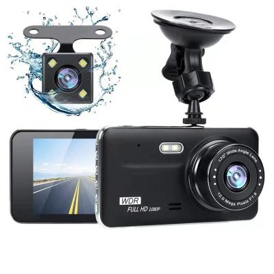 China NIGHT VISION 4 inch OEM car black box camera for car mirror dashcam car dvr dual dash cam 1080p for sale