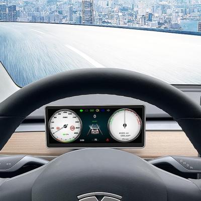 China Tesla Model 3 Model Dashboard Car LCD Meter Instrument Touch Screen Console LCD Display Digital Dashboard HANDS FREE Tesla y for sale