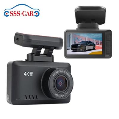 China NIGHT VISION 2.45 4K Ultra HD WiFi Cam 2160P 60fps ADAS Car Dvr with Sensor Night Vision GPS Dual Rear Lens for sale