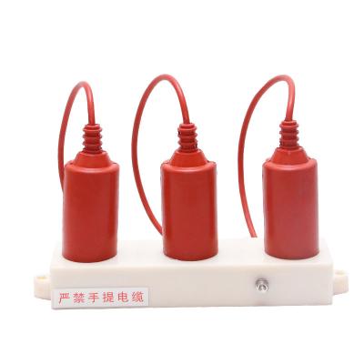 China Overhead Lines 10kv TBP-B-12.7F-131 Three Phase Lightning Arrester Surge Cable Protector With Lightning Protection for sale