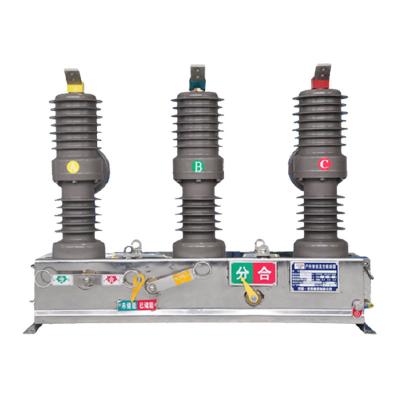 China ZW32-12F Urban and rural overhead line outdoor distribution 10KV vacuum circuit breaker 12kv 630a 3 phase automatic vacuum circuit breaker recloser for sale