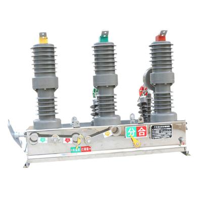 China Urban and rural distribution 10KV overhead line ZW32-12 stainless steel 11kv 630a outdoor vacuum circuit breaker without isolation for sale