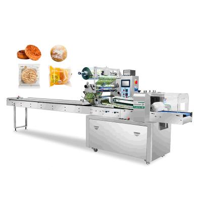 China Automatic Food Bakery Cake Packaging Machine Slice Sandwich Bread Packing Machine for sale