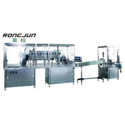 China Filling and Caps Closing RJL-30-1NB Plastic Syringe Filling AD Caps Closing Machine Line (straight line way finished syringe tube) for sale