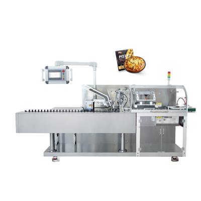 China Small Automatic Food Box Folding Machine Pizza Paper Boxes Folding Cosmetic Packaging Machine for sale