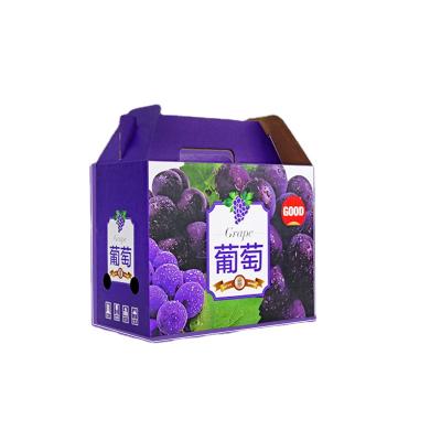 China Biodegradable Fruit Gift Packing Crate Cardboard Box Packaging Private Label Corrugated Cardboard Boxes for sale