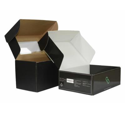 China Matt Lamination Color Recyclable Online Aircraft Box Plain Clothing Package Customized Paper Boxes For Casing for sale