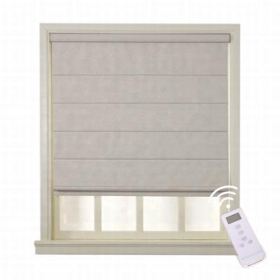 China Minimalist Motor Electric Auto Blind Smart Cordless Roman Shades Wireless Electronic Blinds for sale