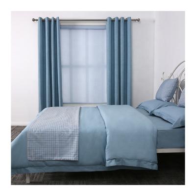 China Rollar Blinds Light Blue Ready Made Shades Roll Curtain Blackout Blind Roller Blinds for sale