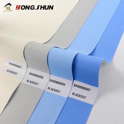 China European Favorite Blackout Replacement Polyester Roll Blackout Blinds Fabric Porcelain for sale