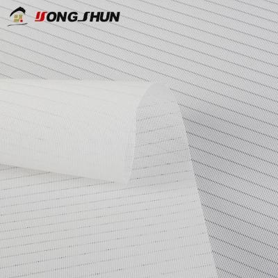 China New Design Polyester Sunscreen Roller Coating Translucent Blind Fabric Translucent for sale