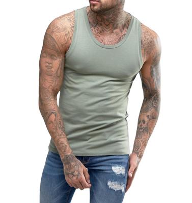 China Factory Custom Anti-Wrinkle Cotton Muscle Training Tank Tops Summer Slim Fitness T-shirts Sleeveless Gym Running Empty Vest For Man for sale