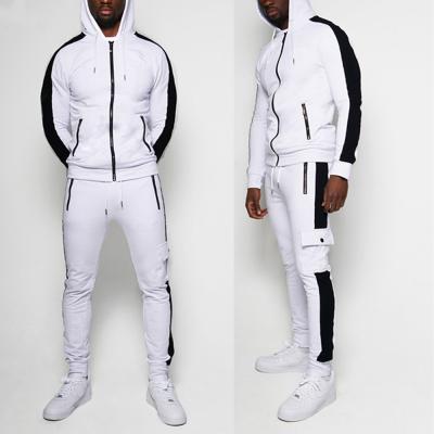 China Custom LOGO Two Pieces Men Joggers Sweatpants Men Hoodies Factory Wholesale Breathable Slim Fit Tracksuit With High Quality for sale