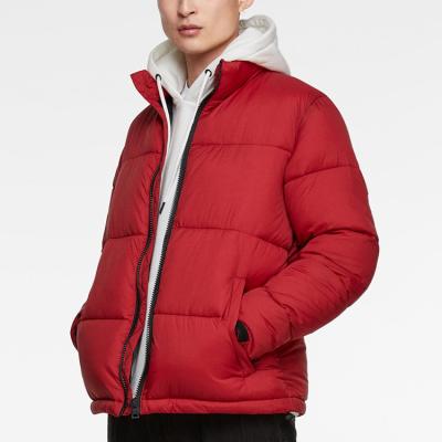 China 2021 new stylish custom made men's winter anorak warm polyester Anti-wrinkle down jacket plus size outdoor jacket coat stripper jacket for sale