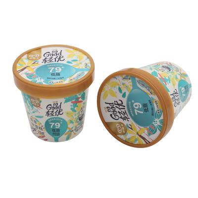 China Disposable Ice Cream Sundae Paper Cups, Ice Cream Paper Cup, Printed Ice Cream Paper Cup for sale