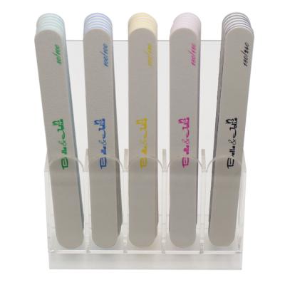 China Salon OEM Manicure Tools White Custom Printed Nail File for sale