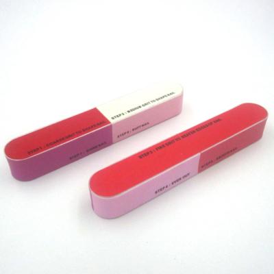 China Various Nail Art Sanding Files Buffer Block Cheap Curve Nail Buffer 7 Side Nail Buffer for sale