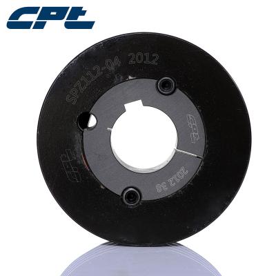 China Factory V Shaft Air Compressor Belt Pulley Wheel Tapered Bush Pulley for sale