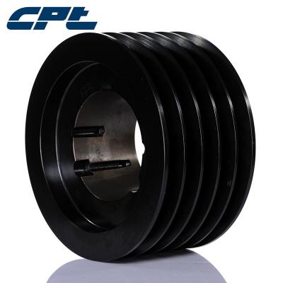 China Factory SPC v belt cast iron material v belt pulley supplier taper bush hole for sale