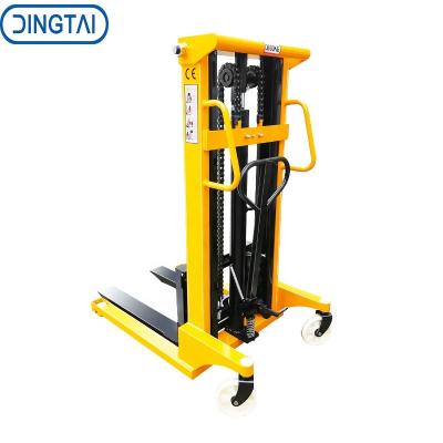 China Hotels Hand Stacker 1000kg 400kg Hand Stacker Hydraulic Hand Stacker 2 Ton for sale