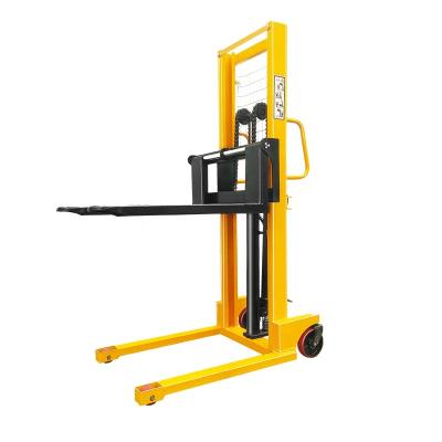 China Hotels Electric Forklift Mini 1.5 Ton 2 Ton Semi Electric Lifting Stacker for sale