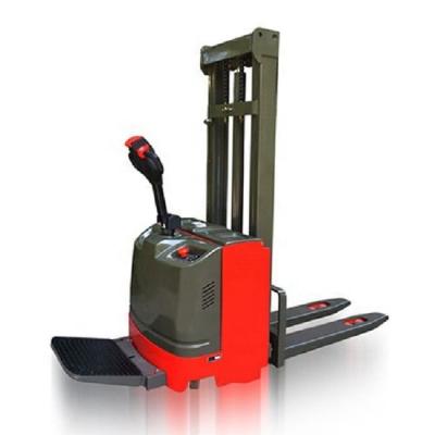 China Hotels Full Electric Forklift 1ton 1.5 Ton 2 Ton Reach Truck Stacker for sale