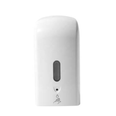 China Commercial Touch 1000ml White Card Foam Soap Dispenser Liquid Spray Sanitizer Water Proof Automatic Soap Dispenser For Hotel for sale