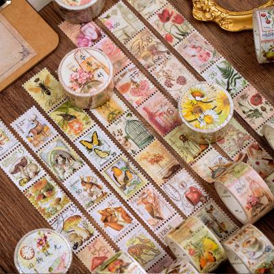 China Custom vintage washi tape washi print sale stamp craft girl washi tape spell kit anime sticker waterproof premium cute bun for sale