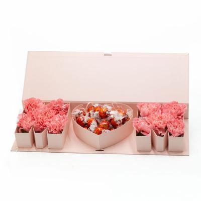 China Recyclable Luxury Rose Mother's Day Rose Flowers Packaging Present Gift Boxes For Mum for sale