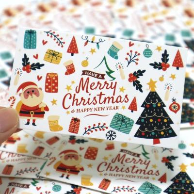 China Europe Manufacturer Wholesale Custom Printing Boxed Holiday Merry Christmas Greeting Cards With Envelopes for sale