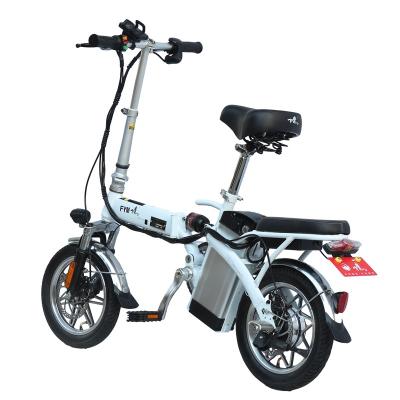 China Carbon Steel Low Cost 40km/h Fashion Charger 48v Mini Electric Folding Bicycle for sale