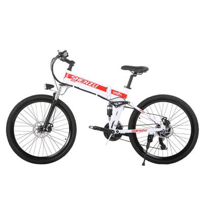 China Aluminum Alloy 250watt Folding Bike 26 Electric Bicycle For Adults for sale