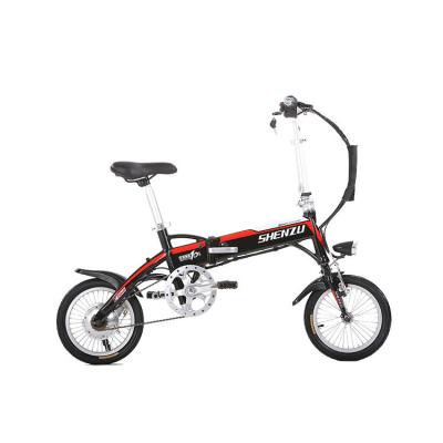 China 14inch 36v small battery aluminum lightweight folding electric bicycle in india for sale